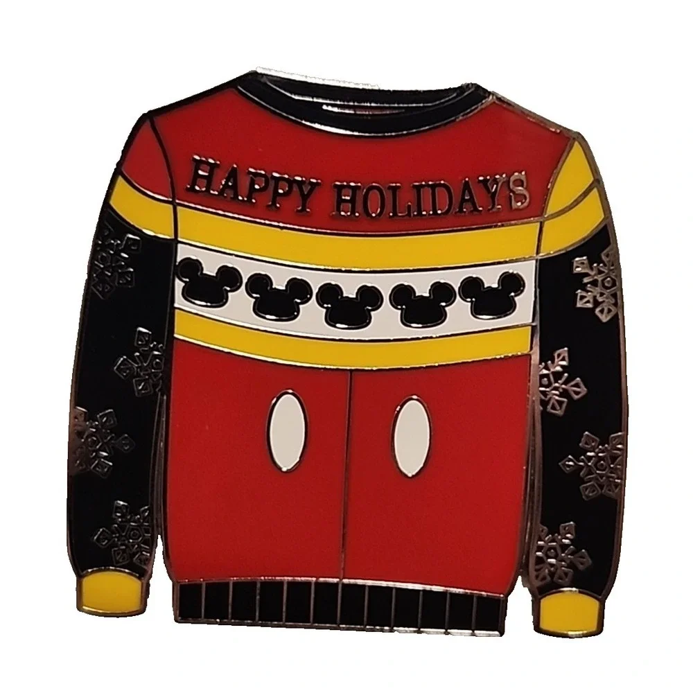 Disney Pin Mickey Ugly Christmas‎ Sweater Mystery Holiday Artist Proof AP 132559